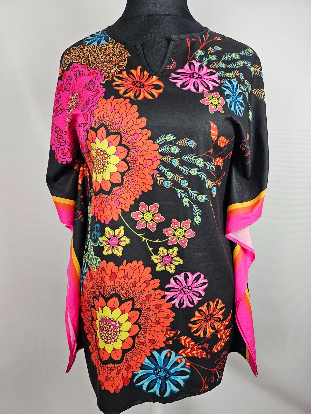 EK4765 Damen Bluse von SheIn, mehrfarbig, Gr.XL0