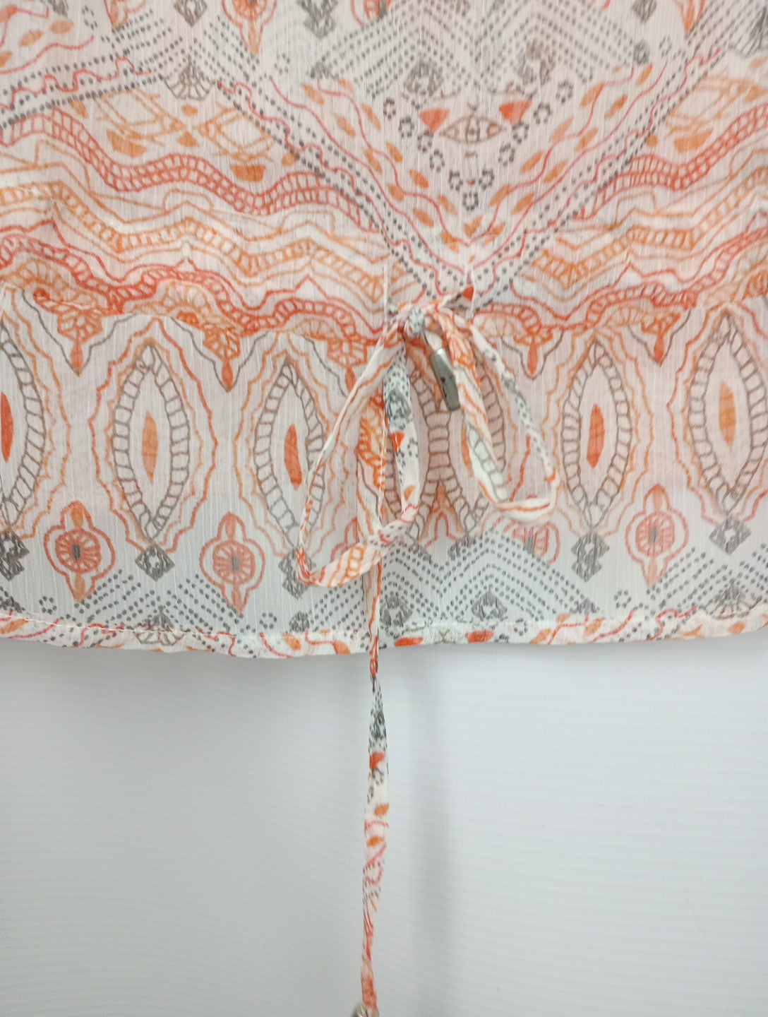 EK8507 Damenbluse Yessica C&A Gr.M Farbe Rosa Muster3