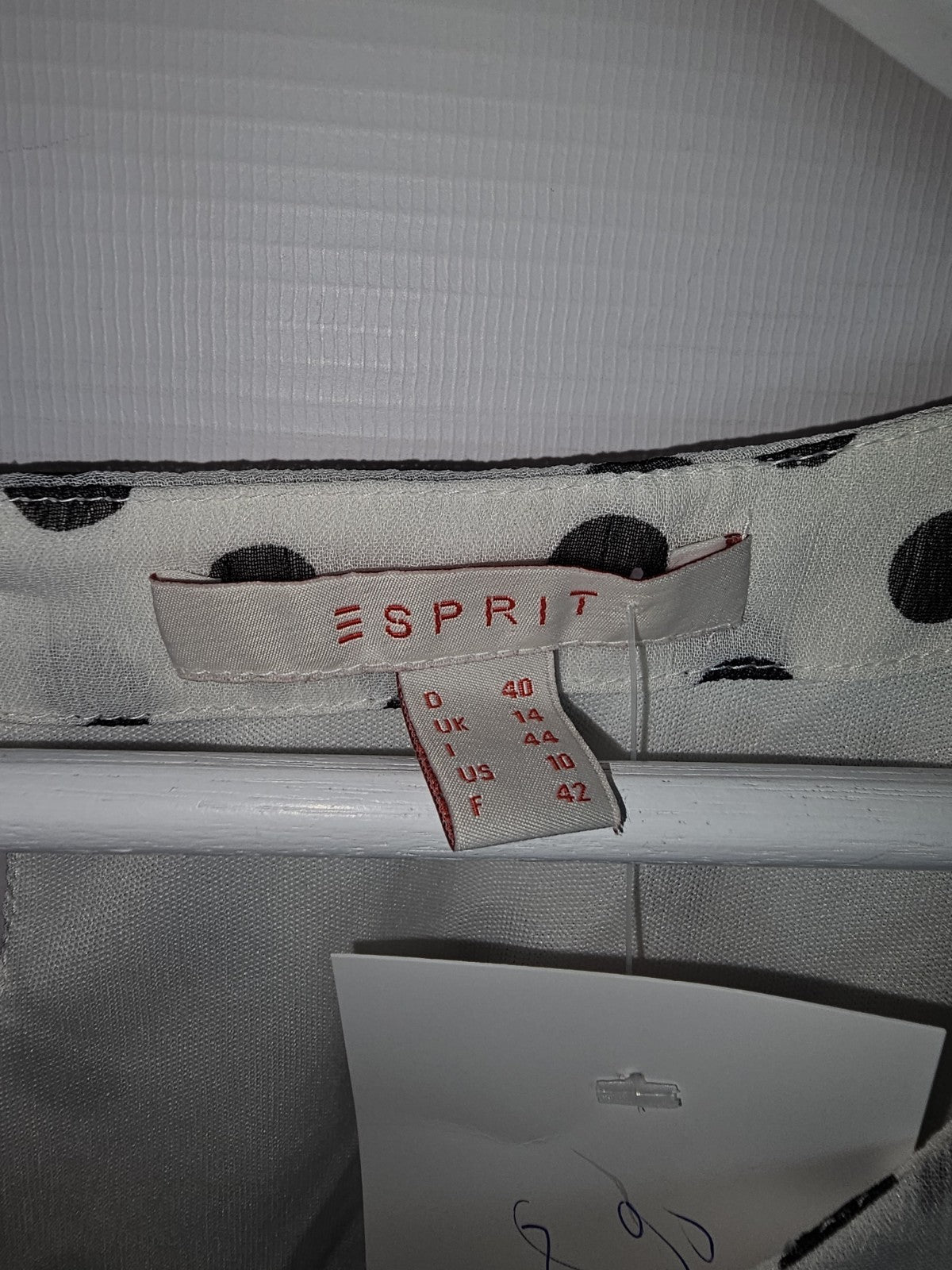 EK7625 Damen Bluse von Esprit, Weiß, Gr. 402