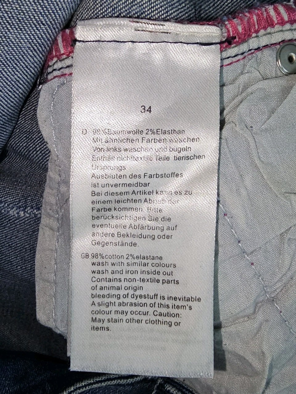 EK9938 Damen Jeans von Brain Rennie, blau, Gr.346