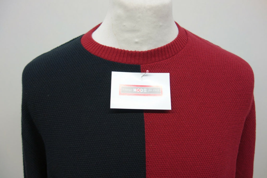 EK3978 Herren Pullover von Asos rot schwarz grau Gr. L1