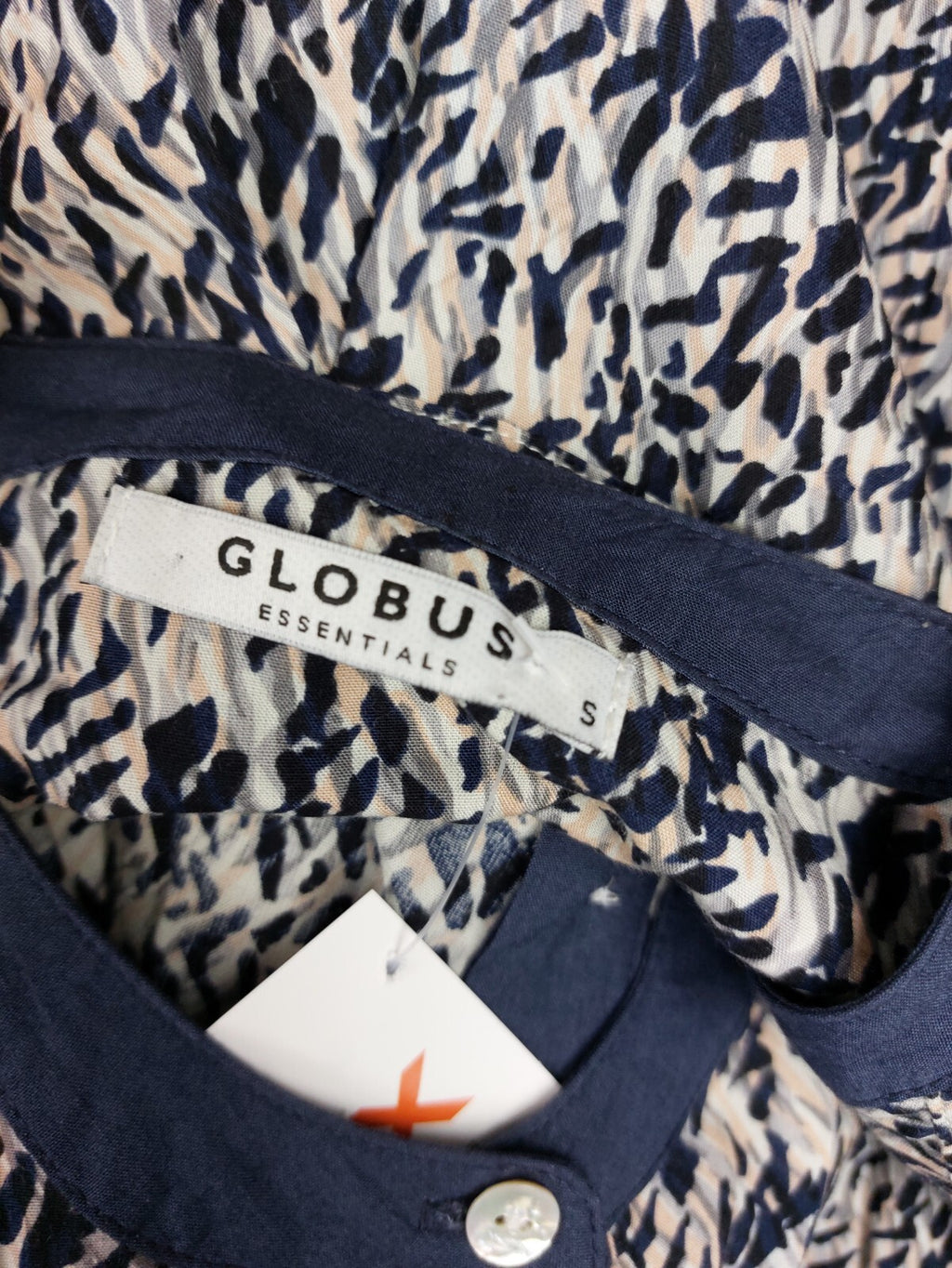 EK5177 Damen Kleid von Globus, blau/grau, Gr. S8