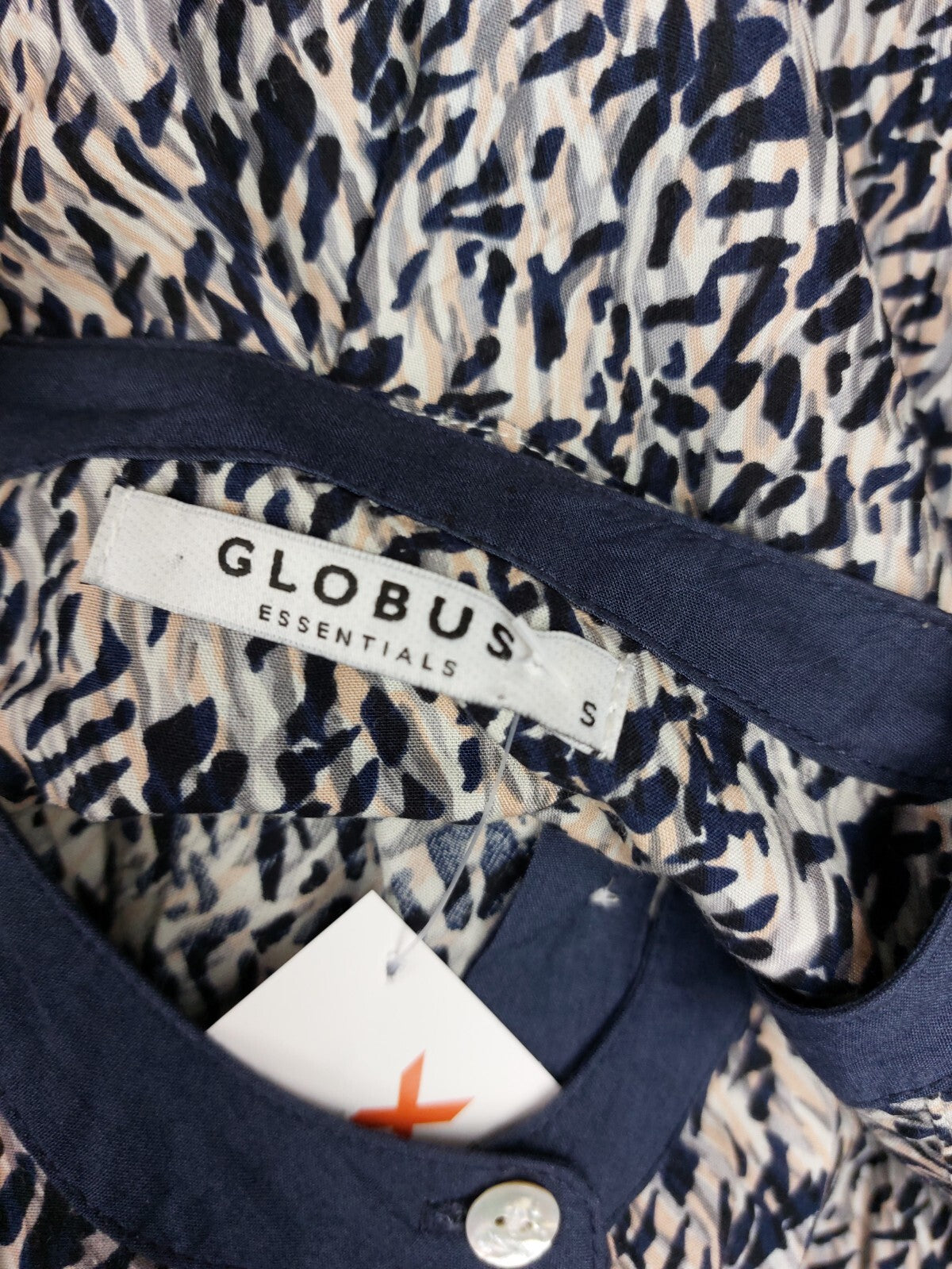 EK5177 Damen Kleid von Globus, blau/grau, Gr. S8
