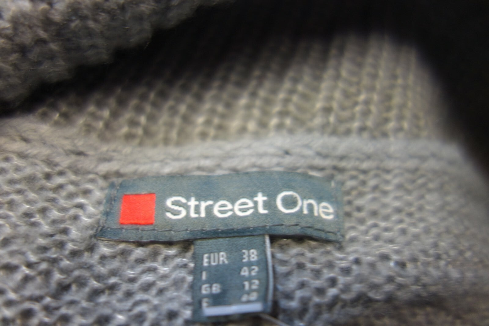 EK1713 Damen Pullover von Street One, grau, Gr. 385