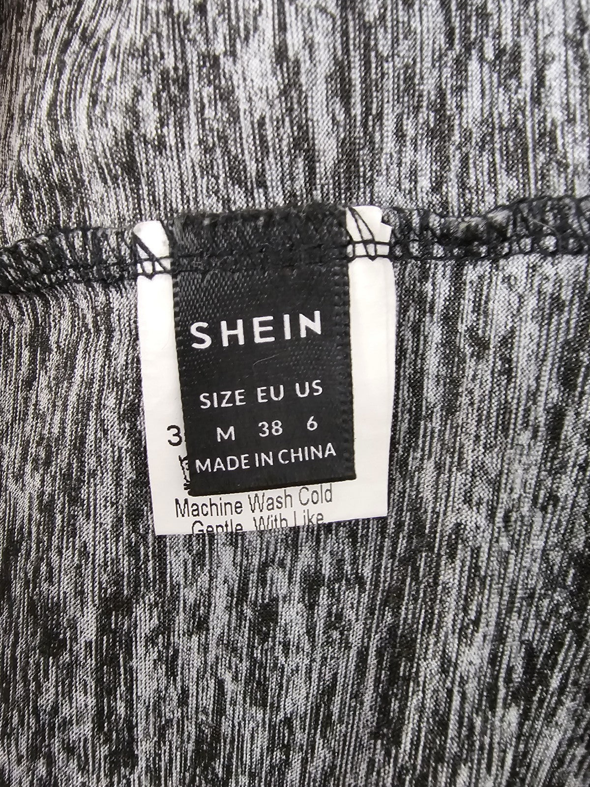 EK8140 Damen Top von SheIn, grau, Gr.M2