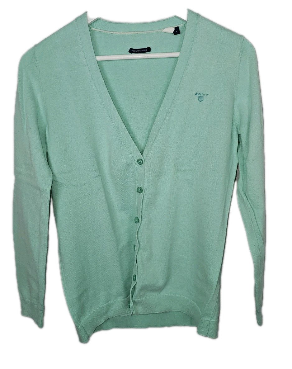 EK9095 Damen Strickjacke von Premium Cotton, Türkis, Gr. L0