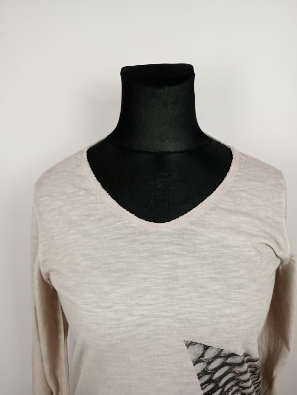 EK5257 Damen Langarmshirt von s.Oliver, blassrosa, Gr. L1