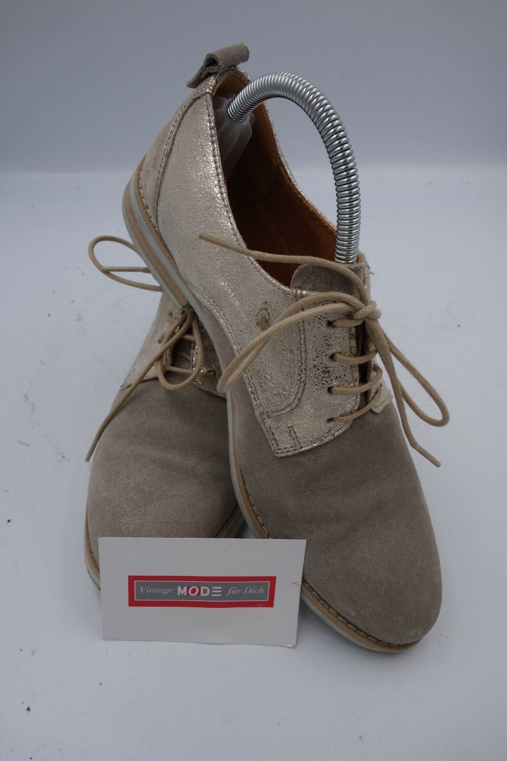 ES0159 Damen Halbschue von Schuhengel, grau, 370