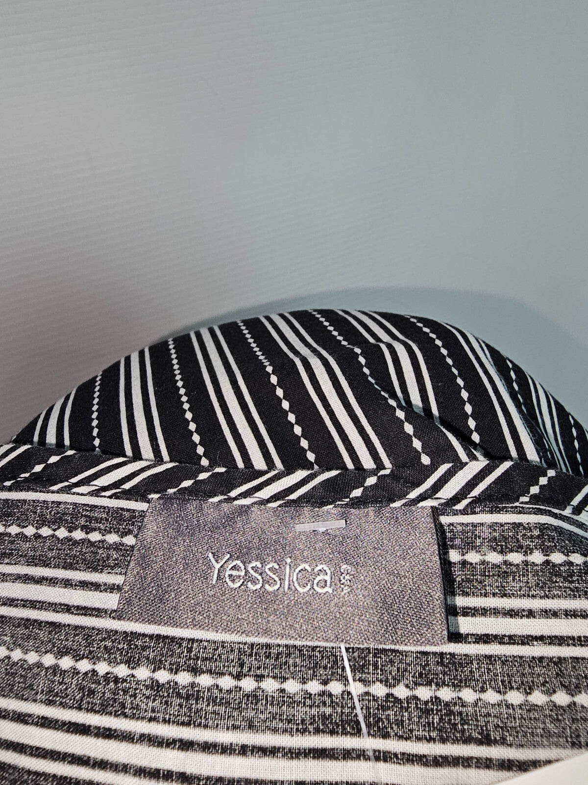 EK6519 Damen Bluse von Yessica, schwarz-weiß, Gr.426