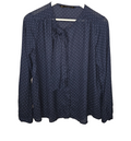 EK8629 Damwn Bluse von Zara, Dunkelblau, Gr. M0