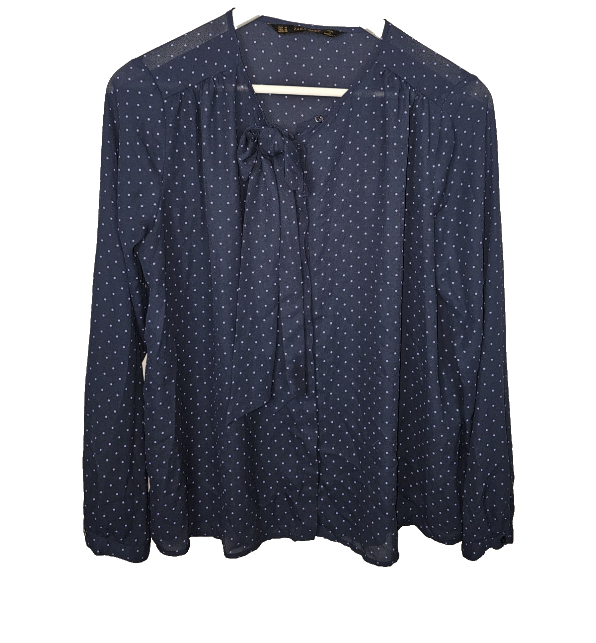 EK8629 Damwn Bluse von Zara, Dunkelblau, Gr. M0