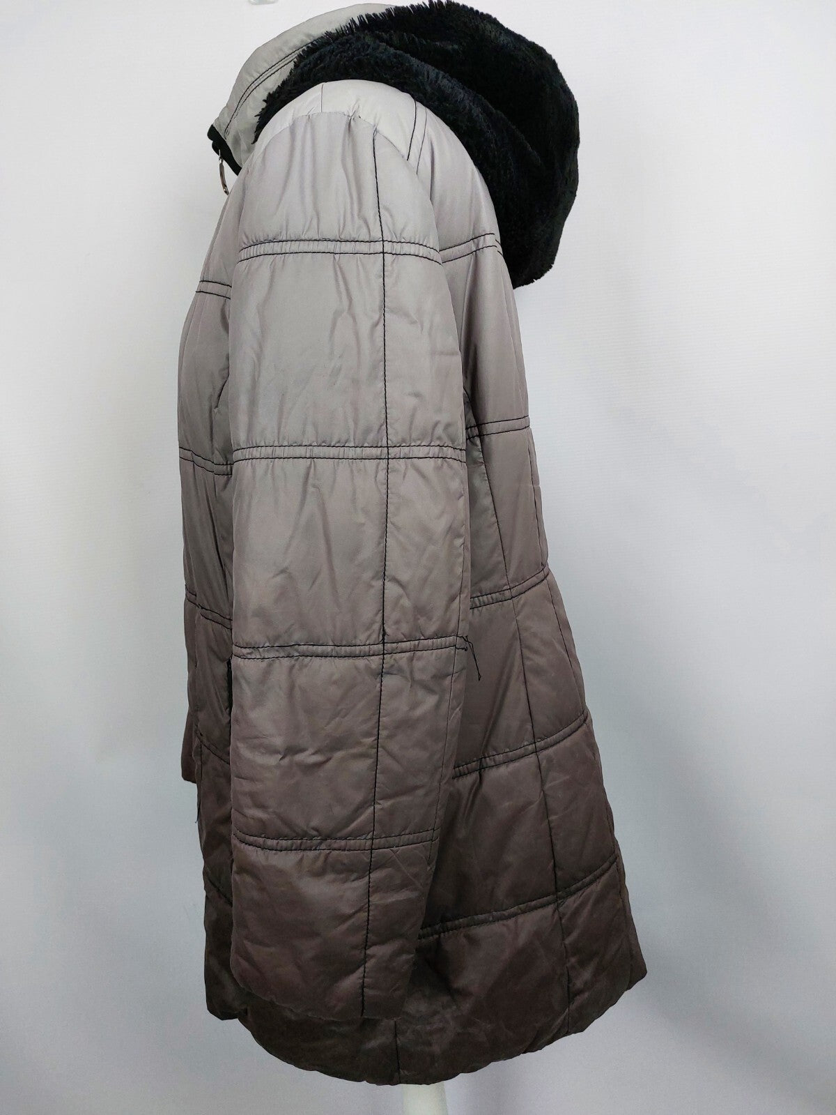 EK4403 Damen Mantel von Gerry Weber, grauer Verlauf, Gr. L/XL4