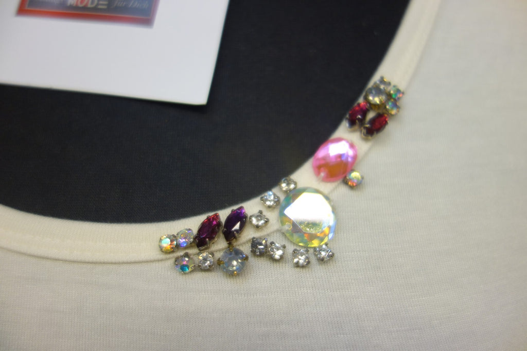 EK2623 Damen Oberteil von Himmelblau Größe 48 Beige2