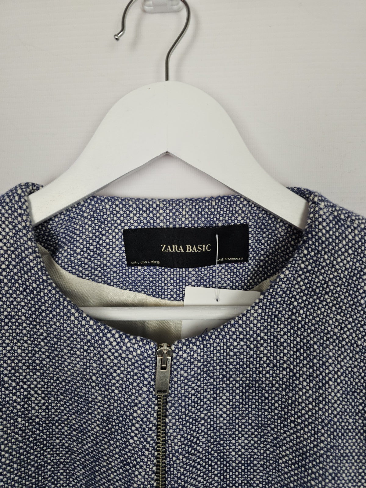 EK9191 Damen Trenchcoat von Zara, Blau, Gr.L2