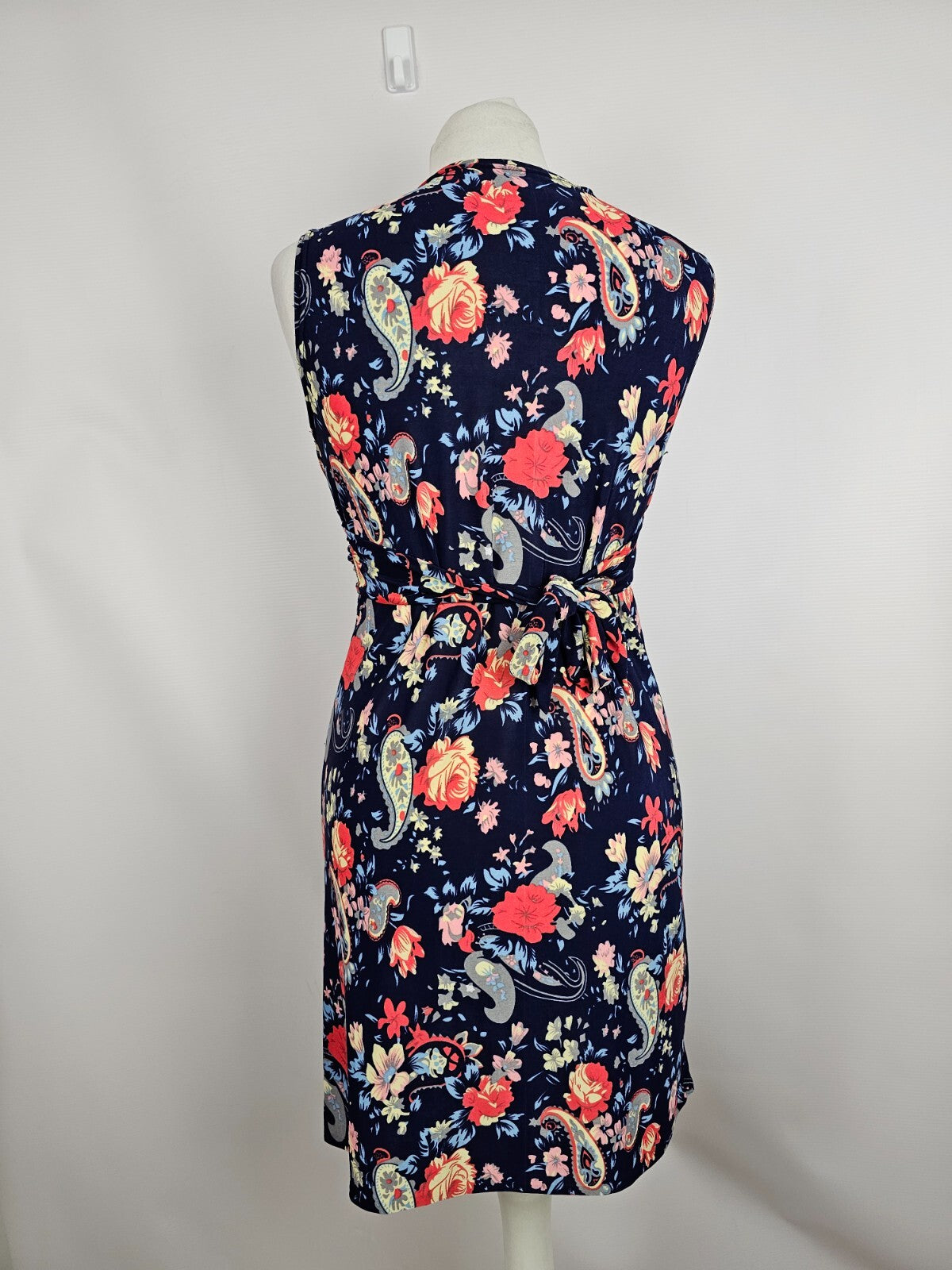 EK6404 Damen Kleid, Dunkelblau/ Mehrfarbig, Gr.:S/M3