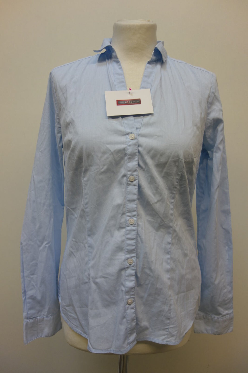 EK1433 Damen Hemd blau von H&M Größe 400