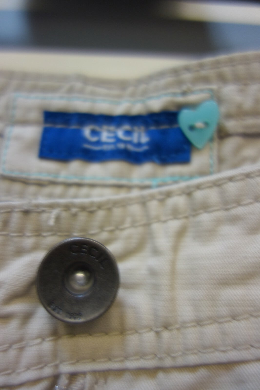 EK1615 Damen Hose von Cecil, beige, Gr. 32"2