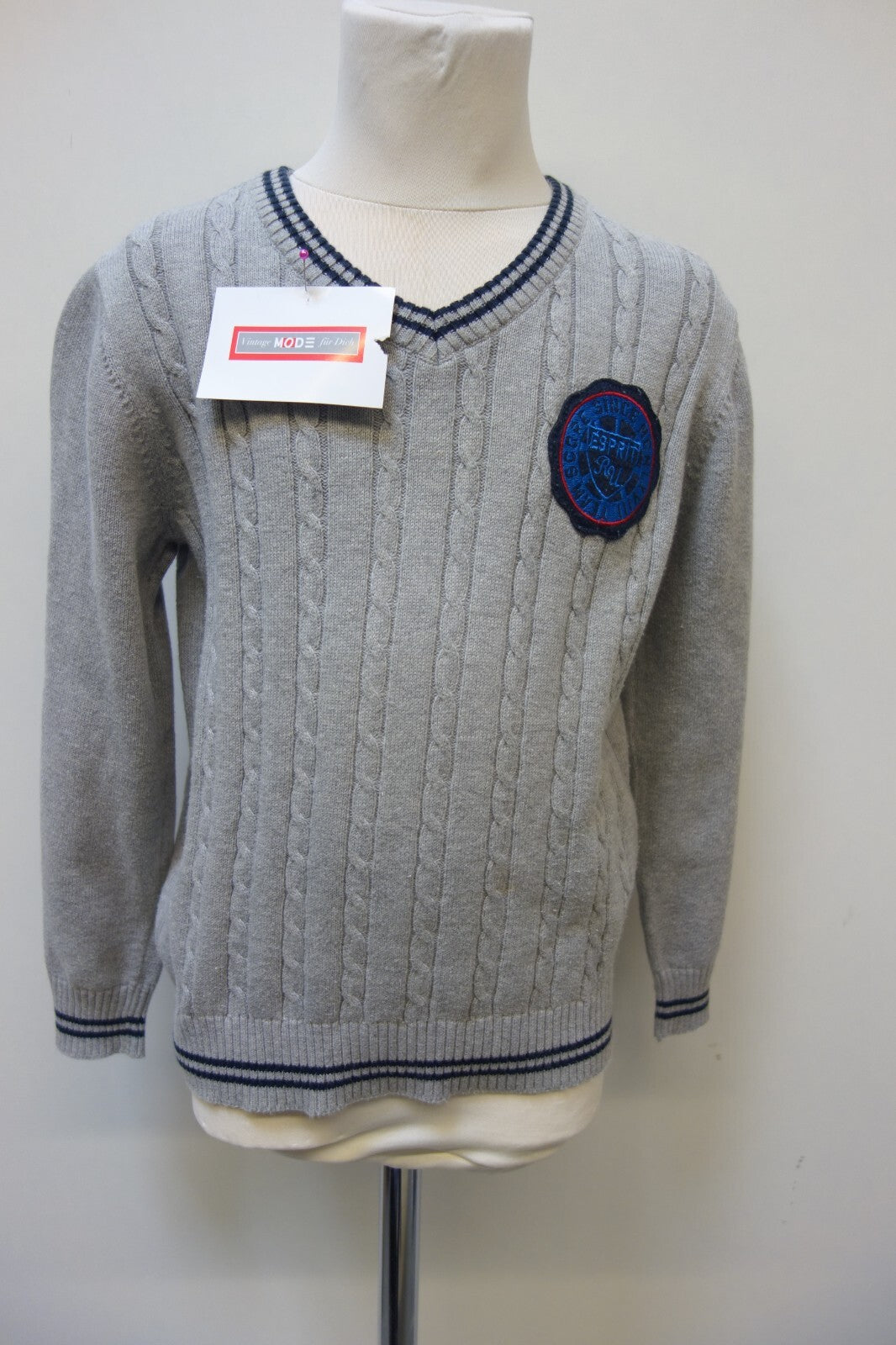 EK3844 Jungen Pullover von Esprit, grau, Gr. 116/1220
