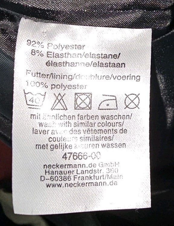EK9387 Damen Kleid von Jürgen Michaelsen, Schwarz, Gr. 364