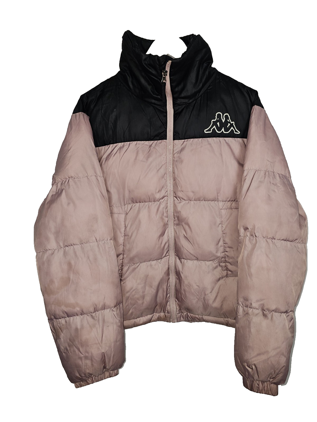 EK7056 Damen Jacke von Kappa, rosa- schwarz, Gr.M0