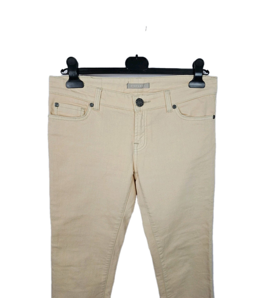 EK9082 Damwn Jeans von Stefanel, Beige, Gr. 281
