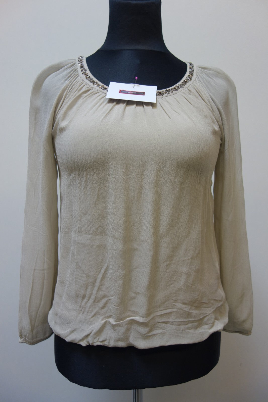 EK1684 Damen Bluse von Street One, beigegrau, Gr. 360
