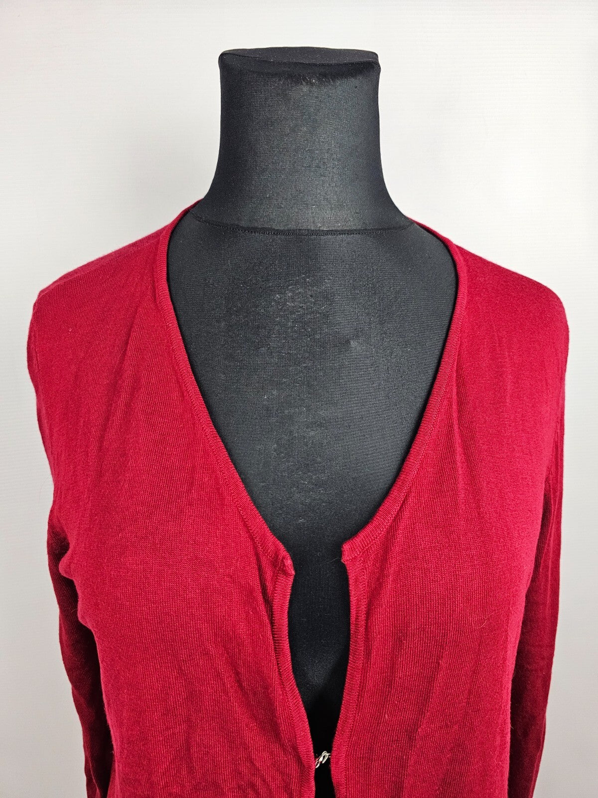 EK5467 Damen Strickjacke von Street One, rot, Gr. 441