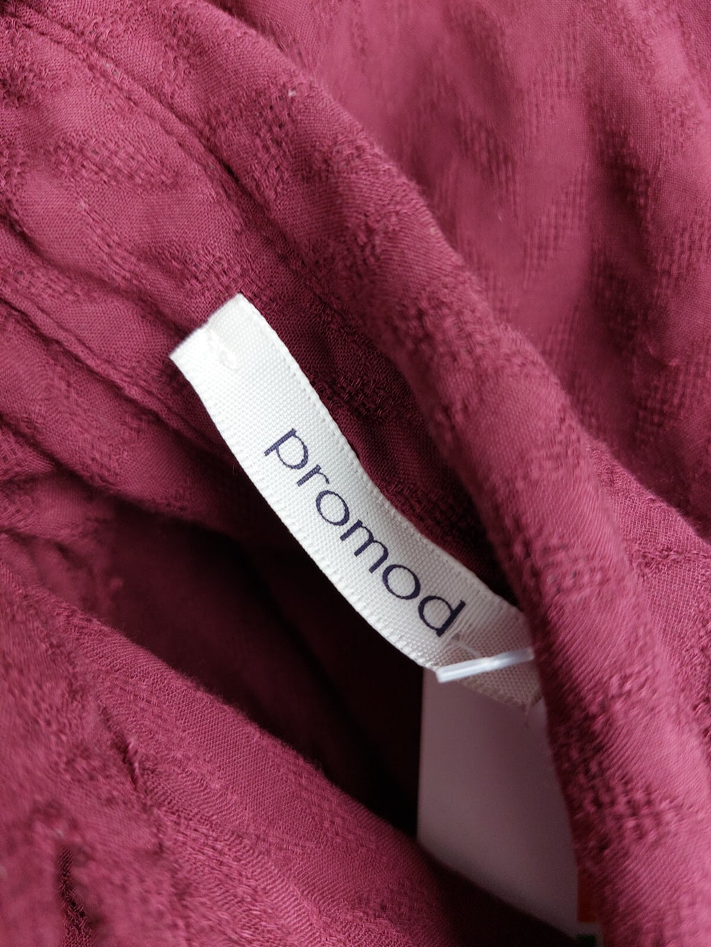 EK0724 Damen Bluse von Promod, weinrot, Gr. 367