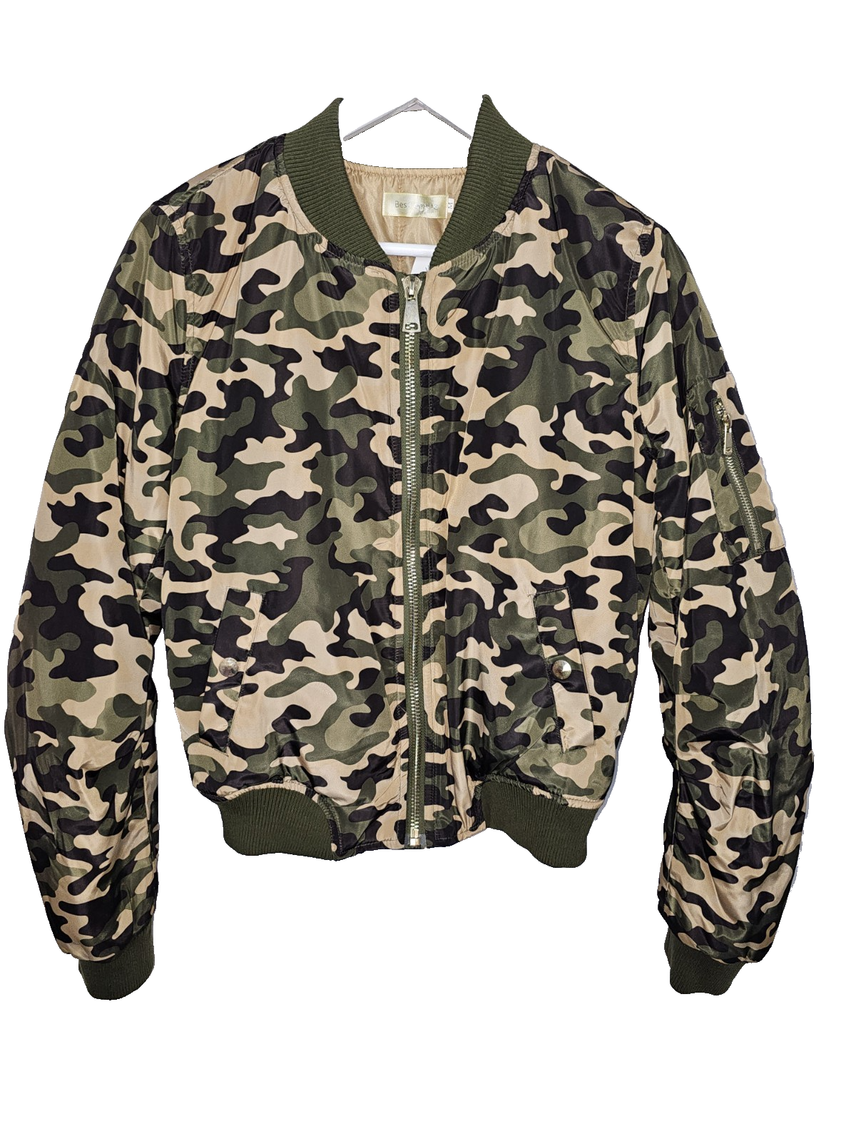 EK7945 Damen Jacke von Best Emilie, grün-braun, Gr.M0