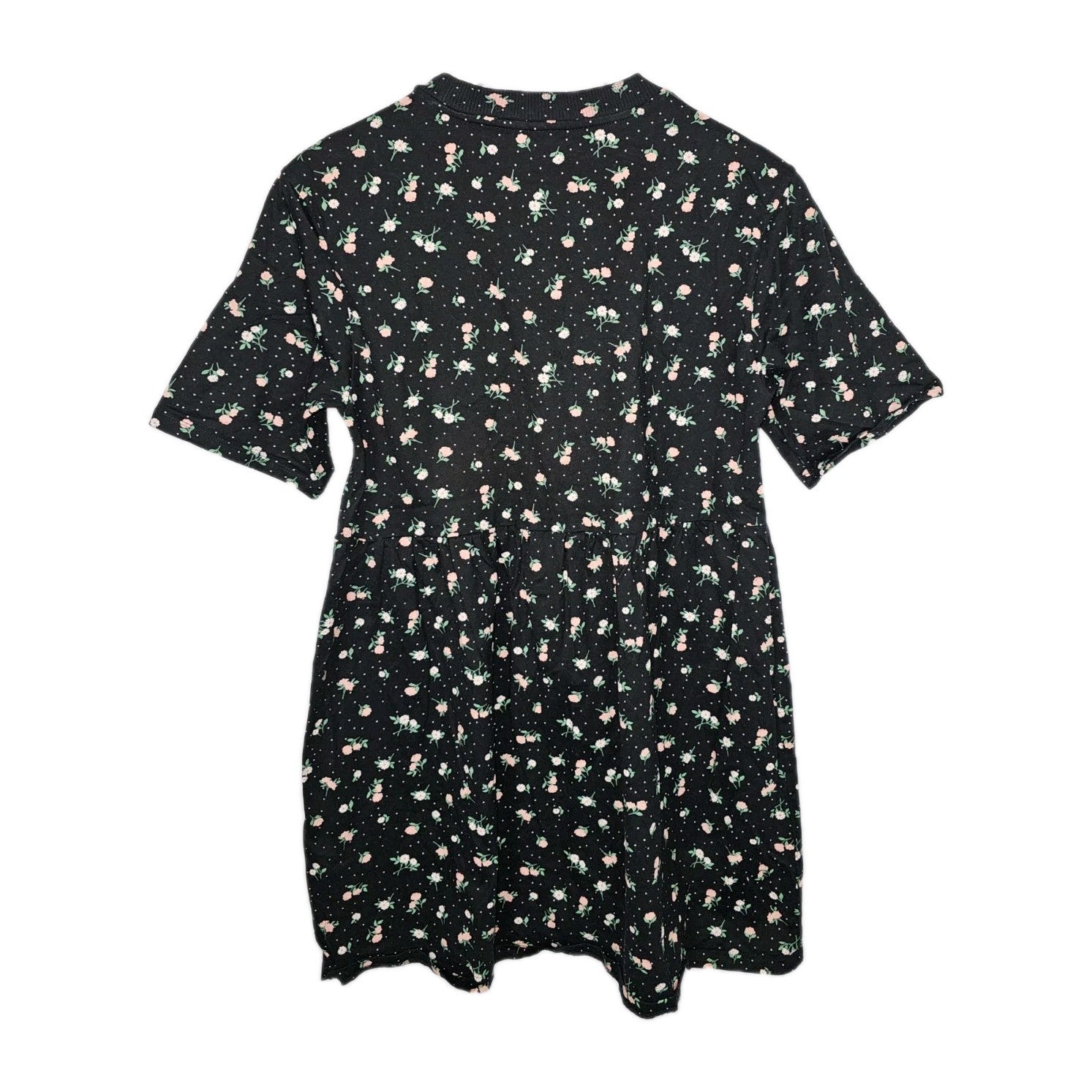 EK10266 Damen Kleid von Divided H&M, schwarz mit Blumenmuster, Gr.XS3