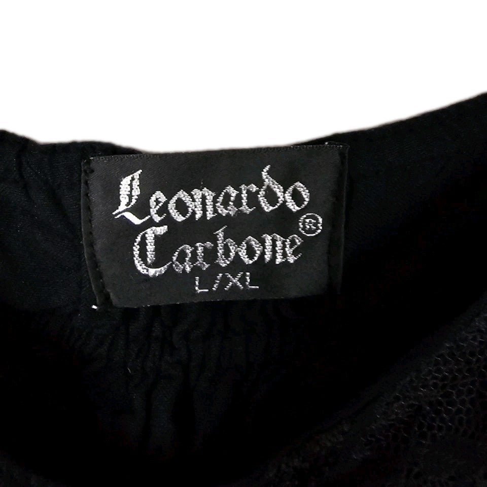 EK10892 Damen Tshirt von Leonardo Carbone, Schwarz, Gr. L/XL2