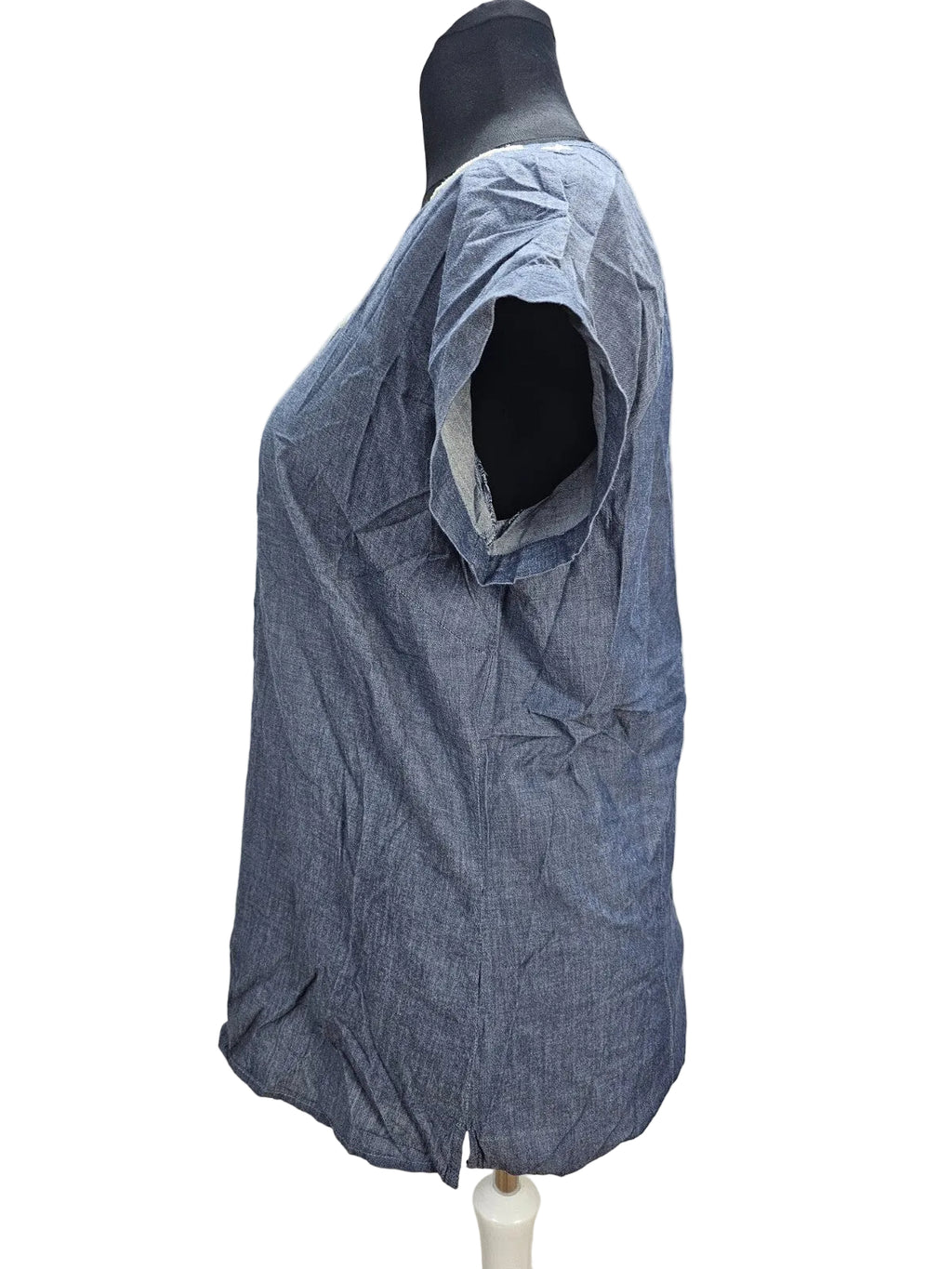 EK4753 Damen Bluse von Yessica, blau,Gr.462