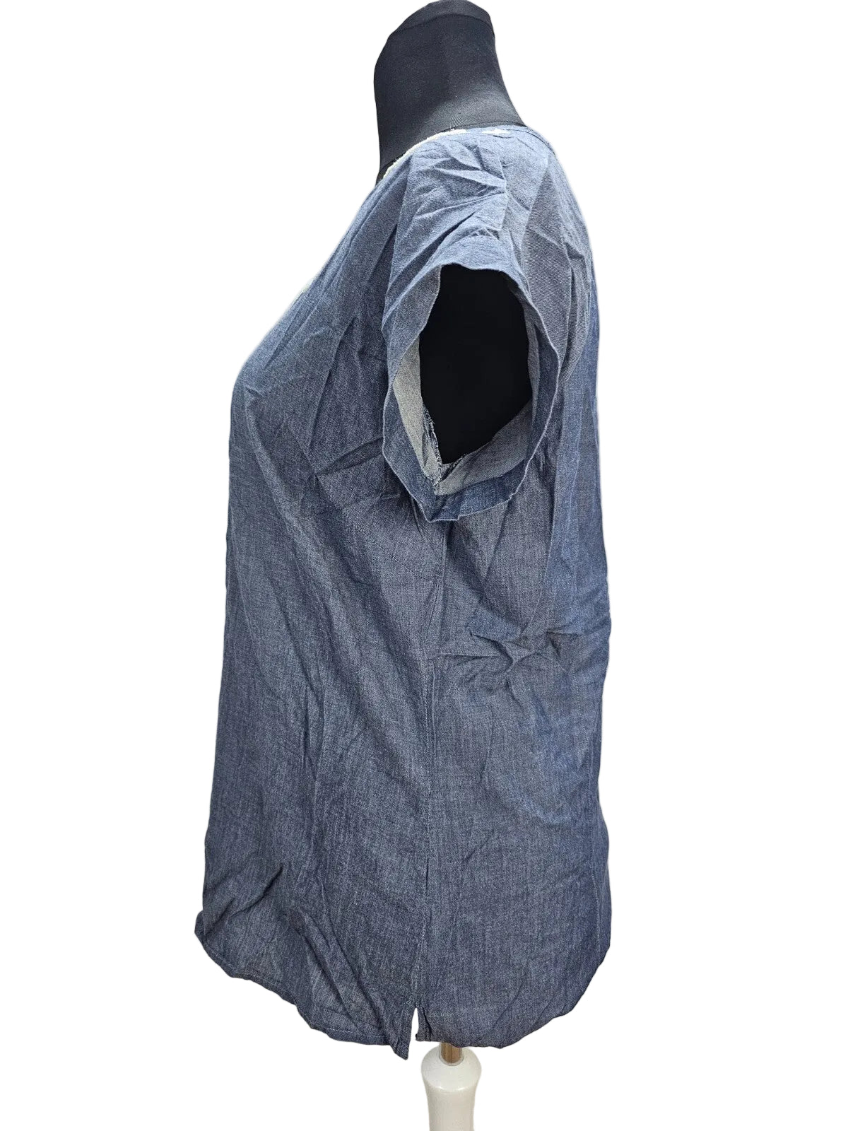 EK4753 Damen Bluse von Yessica, blau,Gr.462