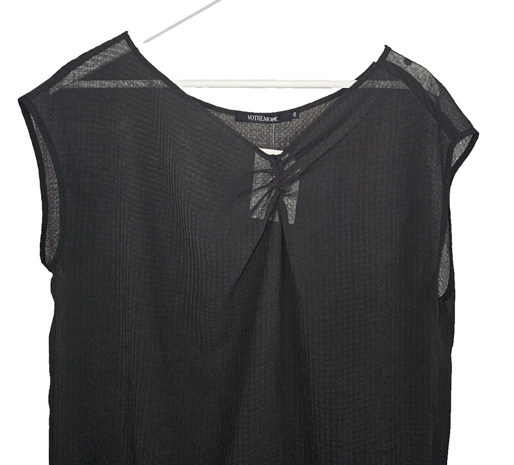 EK8395 Damen Bluse von Votremode, Schwarz, Gr. 441