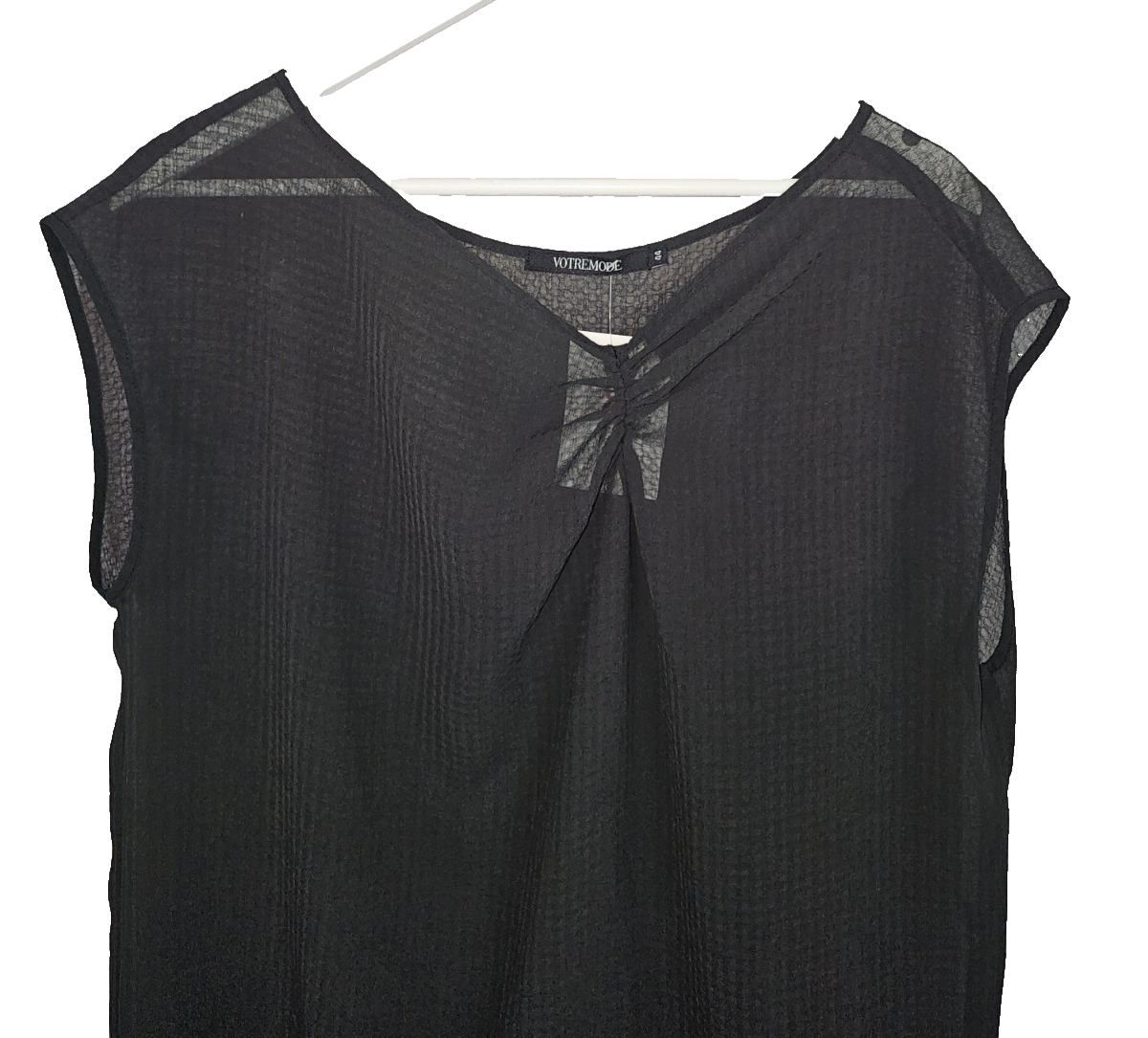 EK8395 Damen Bluse von Votremode, Schwarz, Gr. 441