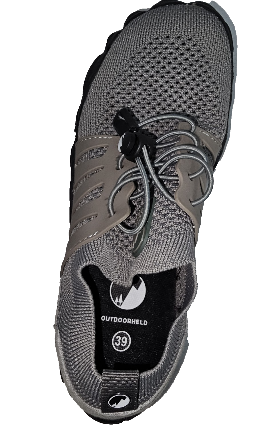 ES757 Damen Barfußschuhe von Outdoor Held, Grau, Gr. 396