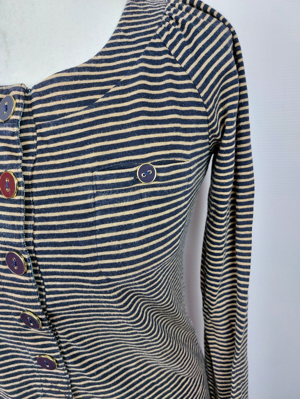 EK5038 Damen Longshirt von Joule, gestreift, Gr. S2