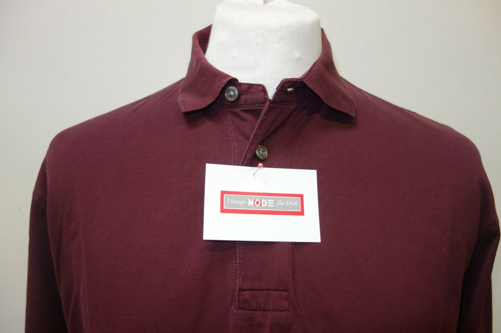 EK0813 Herren Langarmshirt von Land´s End, boredaux, M1