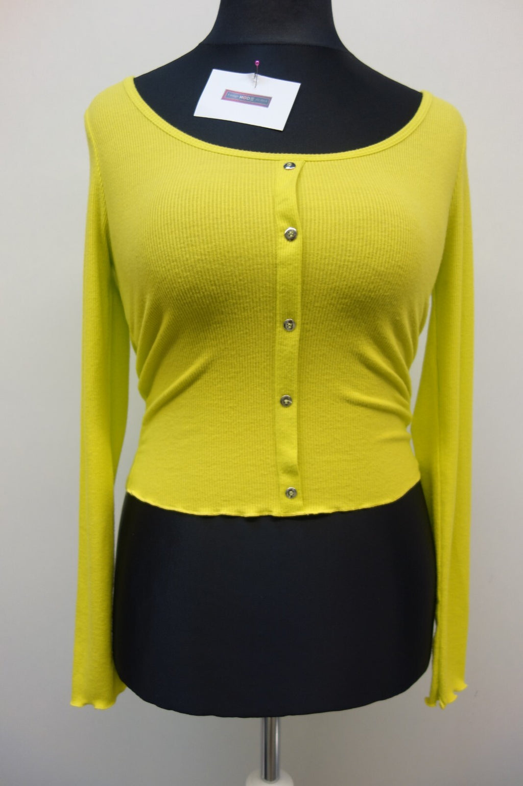 EK3117 Damen Shirt von Tally Weijl, neongrün, Gr. L0