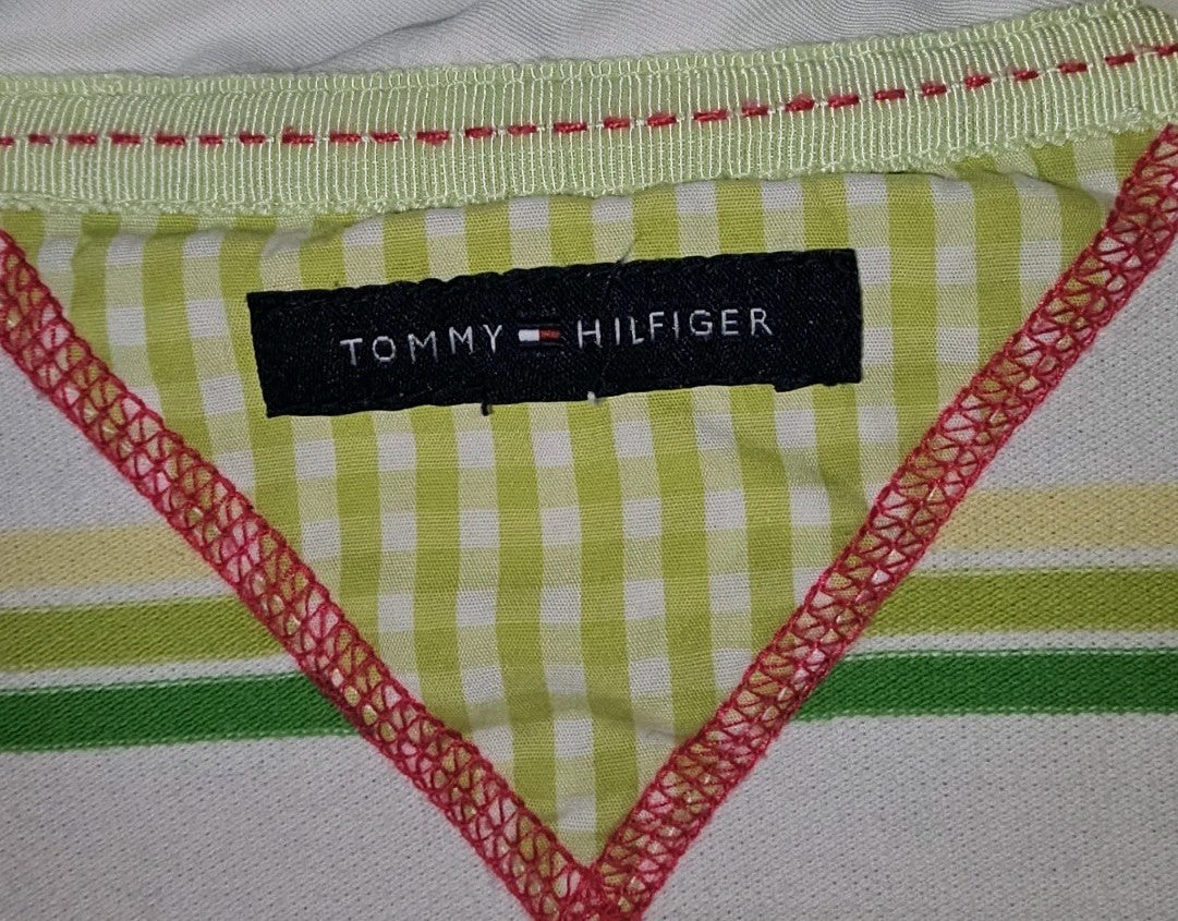 EK8810 Damen T-Shirt von Tommy Hilfiger, grün, Gr.M3