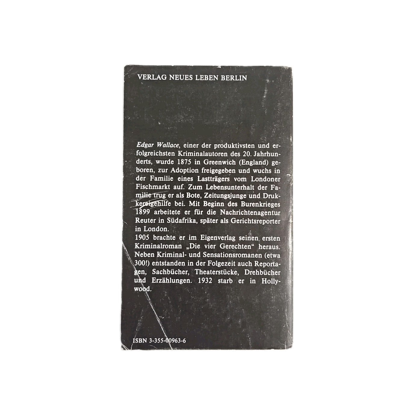 EK3985 Kompass Edgar Wallace Der Feuerrote Kreis Buch1