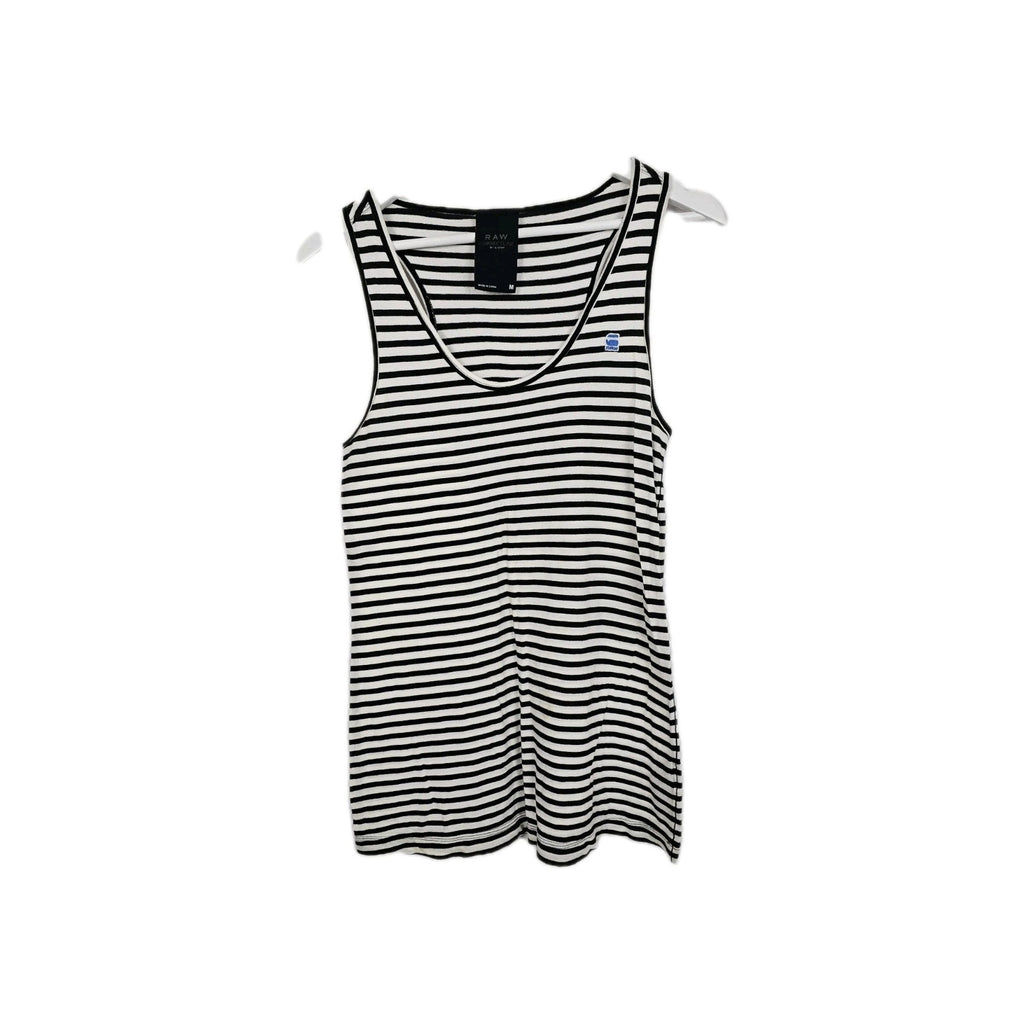 EK10539 Damen T-Shirt Raw Gr.M Weiß Gestreift0
