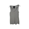 EK10539 Damen T-Shirt Raw Gr.M Weiß Gestreift0