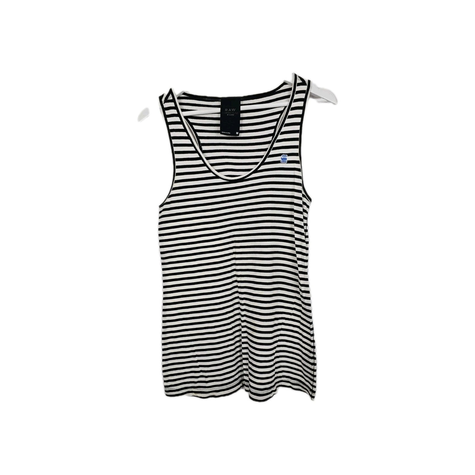 EK10539 Damen T-Shirt Raw Gr.M Weiß Gestreift0