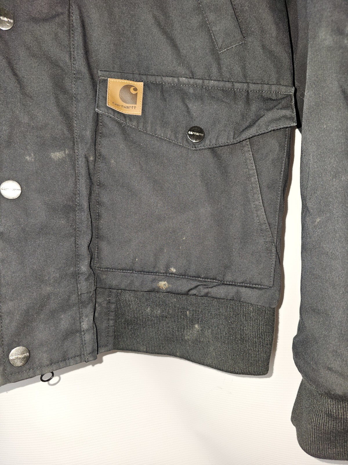 EK6736 Herren Carhartt Kapuzenjacke, Winterjacke in schwarz, Gr. M2