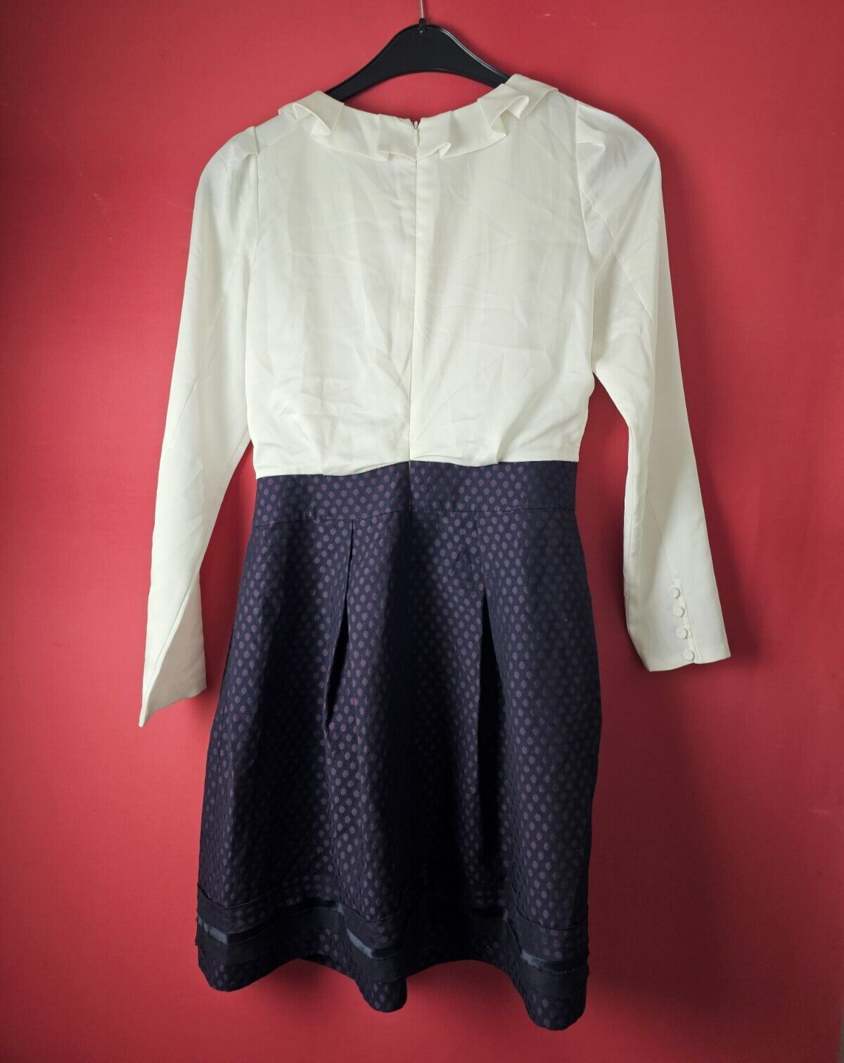 EK6542 Damen Kleid von List in New York, weiß-blau, Gr.365