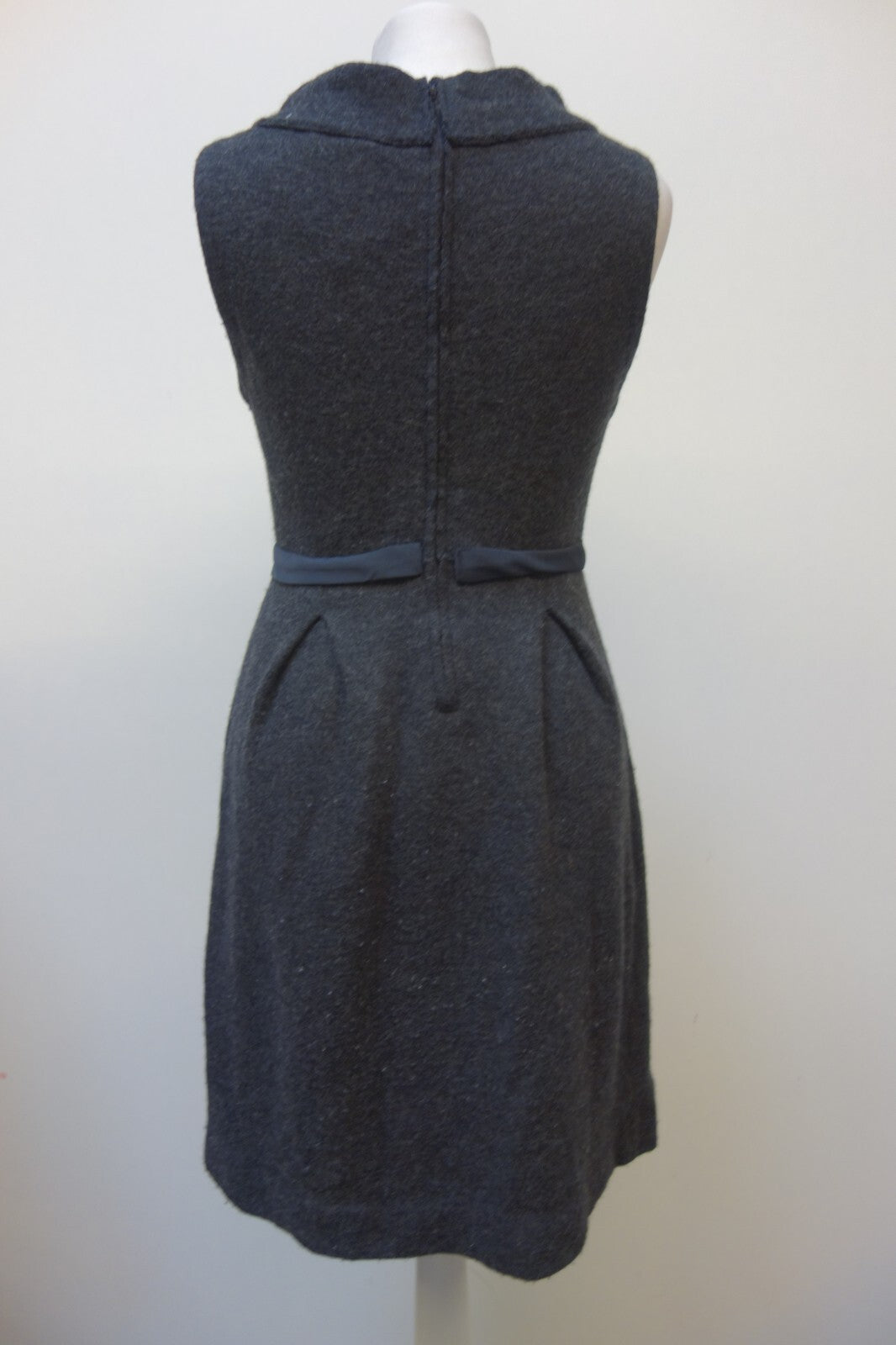 EK1986 Damen Kleid von Schumacher, dunkelgrau/schwarz, Gr. S3