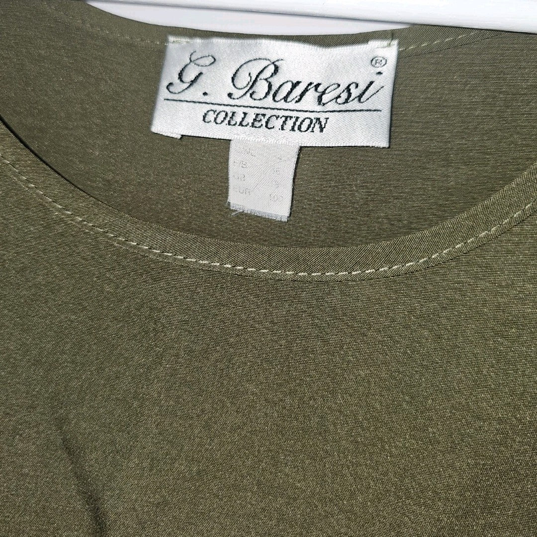 EK11099 Damen Bluse von G. Baresi, Grün, Gr. 441