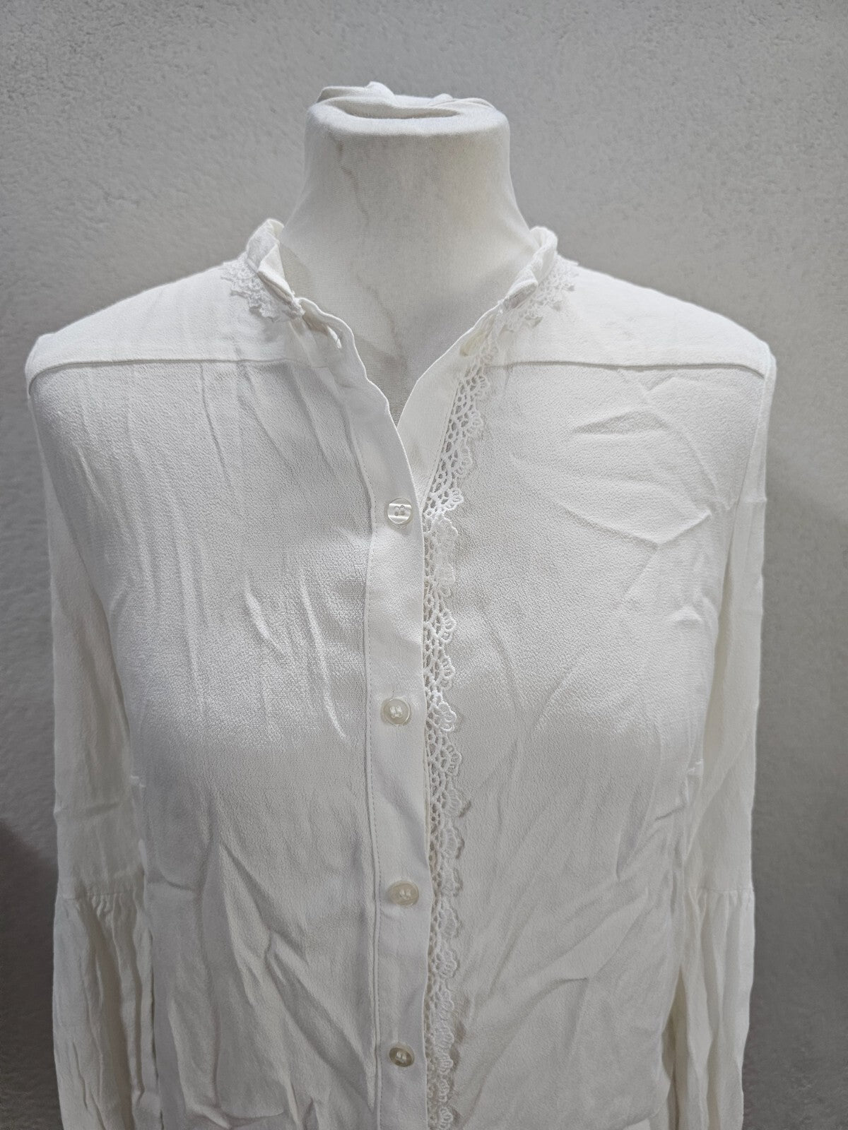 EK5204 Damen Bluse von Steffen Schraut, weiß, Gr. S1