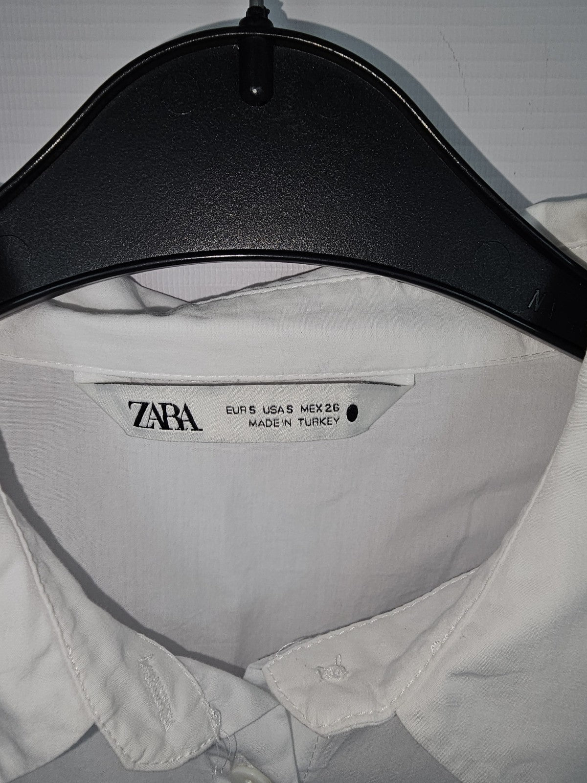 EK8023 Damen Bluse von Zara, Weiß, Gr. S5